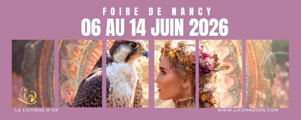 Visuel promotionnel de la foire de Nancy 2026 salon bien-être organisé par La Licorne d’Or